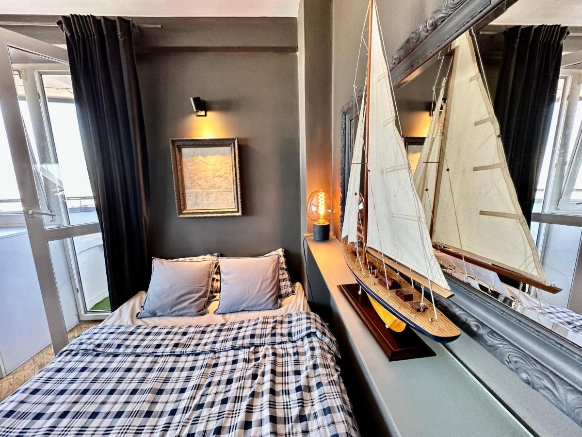 Super Apartament Grey Centrum 2X Metro Fast Wifi 300 Mbs Netflix Appletv Smarttv Spotify Panorama Miasta Варшава Экстерьер фото