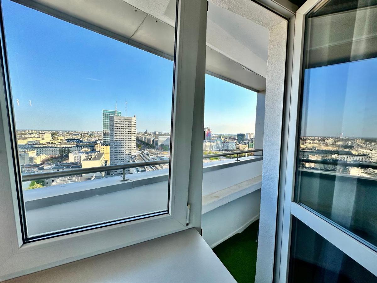 Super Apartament Grey Centrum 2X Metro Fast Wifi 300 Mbs Netflix Appletv Smarttv Spotify Panorama Miasta Варшава Экстерьер фото