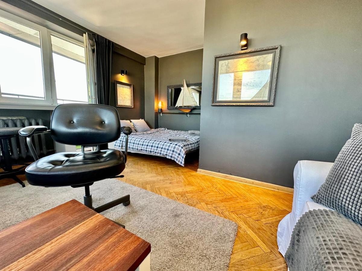 Super Apartament Grey Centrum 2X Metro Fast Wifi 300 Mbs Netflix Appletv Smarttv Spotify Panorama Miasta Варшава Экстерьер фото